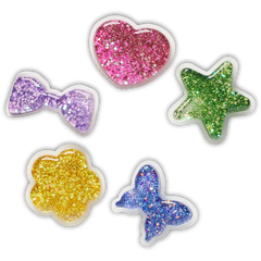 UV Changing Squish 5 Pack Jibbitz™ charms - Crocs