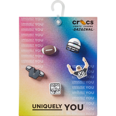Football Team 5 Pack Jibbitz™ charms - Crocs