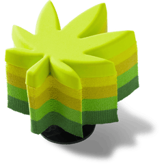 Stacked Hemp Leaf Jibbitz™ charms - Crocs