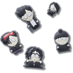 South Park Goth Kids 5 Pack Jibbitz Shoe Charm - Crocs