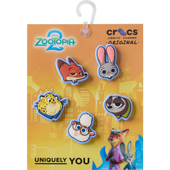 b'Disney Zootopia 2 5 Pack Jibbitz Shoe Charm - Crocs'