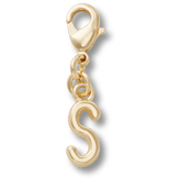 Gold Letter S Charm Jibbitz™ charms - Crocs