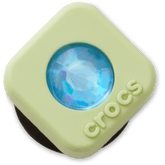 Green PVC Square SMT Gem Jibbitz™ charms - Crocs