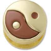 Brown Yin Yang Icon Jibbitz™ charms - Crocs