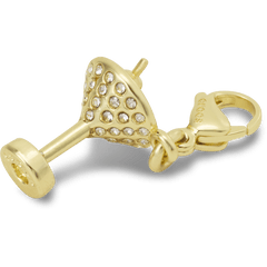 Gold Martini Charm Jibbitz charm - Crocs
