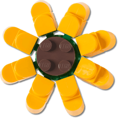 LEGO® Sunflower Jibbitz™ charms - Crocs