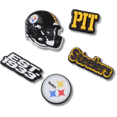 NFL Pittsburgh Steelers 5 Pack Jibbitz Shoe Charm - Crocs