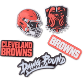 NFL Cleveland Browns 5 Pack Jibbitz Shoe Charm - Crocs