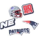 NFL New England Patriots 5 Pack Jibbitz Shoe Charm - Crocs