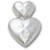 Silver Double Heart Jibbitz™ charms - Crocs