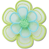 Green Mesh Flower Jibbitz™ charms - Crocs