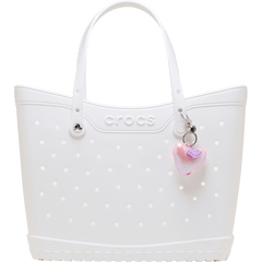 Double Heart Bag Charm - Crocs