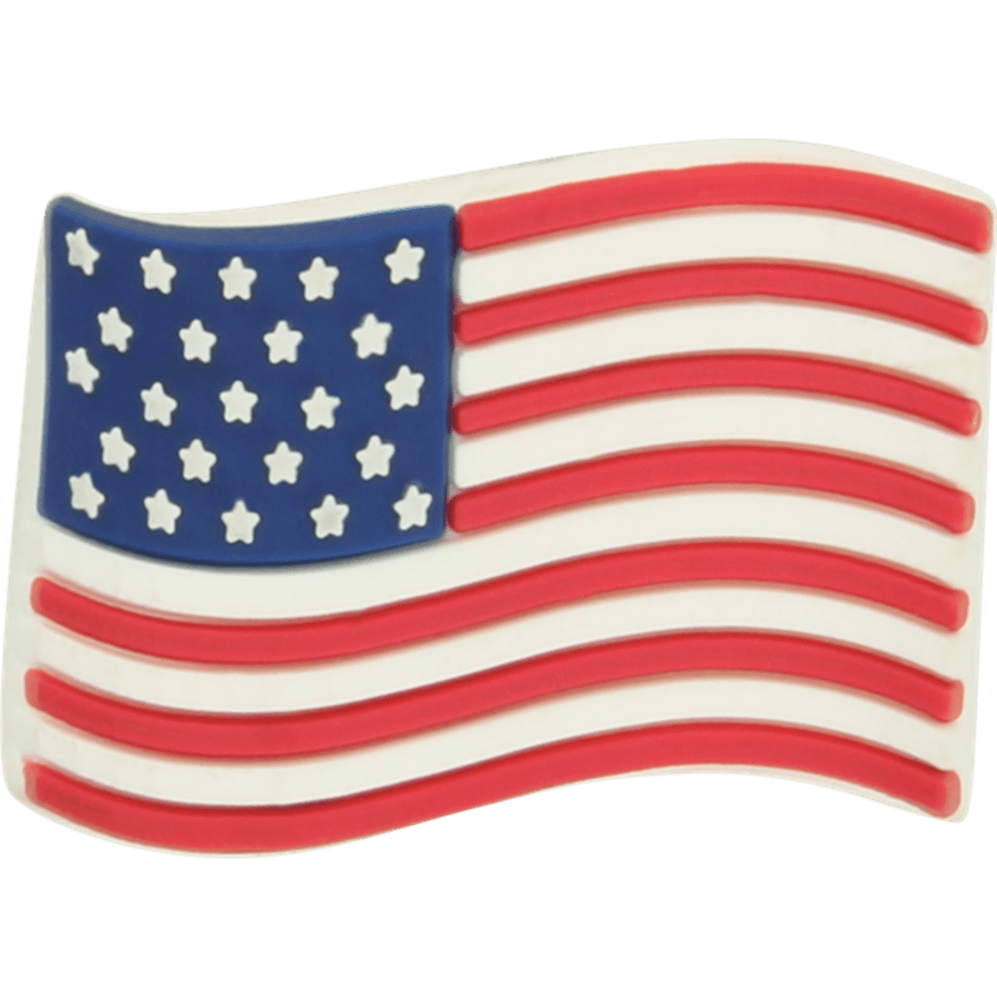 American Flag Jibbitz Shoe Charm - Crocs