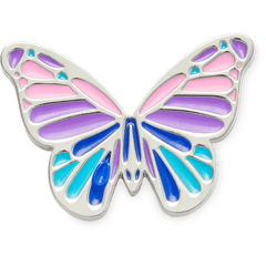 Multi Purple Butterfly Jibbitz Shoe Charm - Crocs