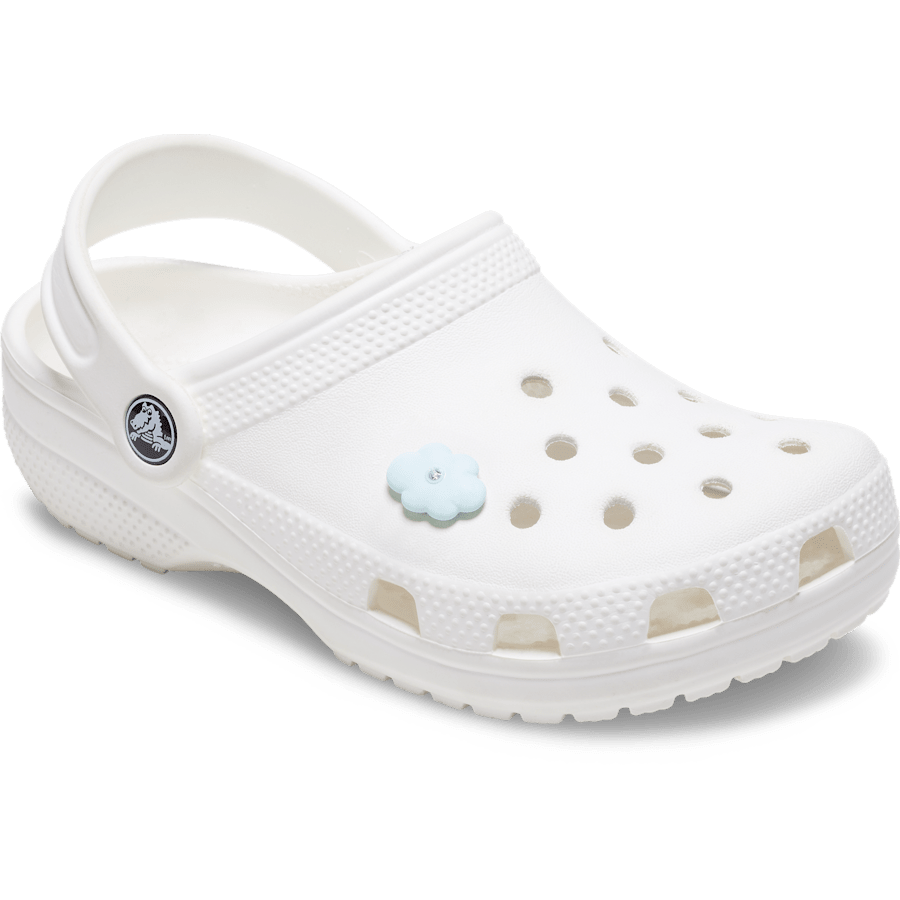 Blue Flower With Crystal Jibbitz™ charms - Crocs