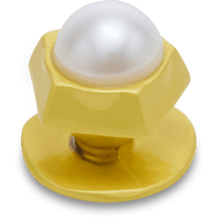 Gold Pentagon Pearl Jibbitz™ charms - Crocs