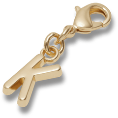 Gold Letter K Charm Jibbitz™ charms - Crocs