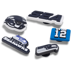 NFL Seattle Seahawks 5 Pack Jibbitz Shoe Charm - Crocs