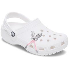 Silver Beaded Meta Butterfly Jibbitz™ charms - Crocs