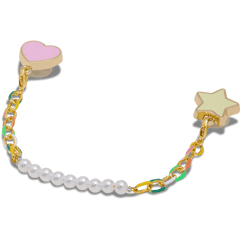 Pearl and Rainbow Bag Chain - Crocs